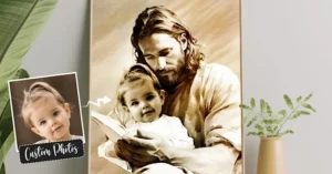 Read more about the article ✍️ 【永恆的守護】將您的孩子與耶穌的愛融為一體：訂製鉛筆素描肖像畫