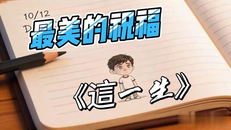 《這一生最美的祝福》基督教詩歌｜總覺得自己不夠好時遇見無條件的愛