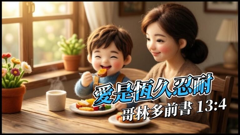 《愛是恆久忍耐》基督教家庭詩歌｜哥林多前書13:4｜溫馨敬拜讚美詩歌