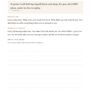 21-Day Bedtime Prayer Journal | Print + iPad PDF Digital Download (29 pages)