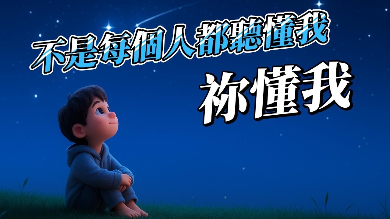 You are currently viewing 《不是每個人都聽懂我，祢懂我》基督教詩歌｜孩子與神的呢喃｜被理解的安慰詩歌