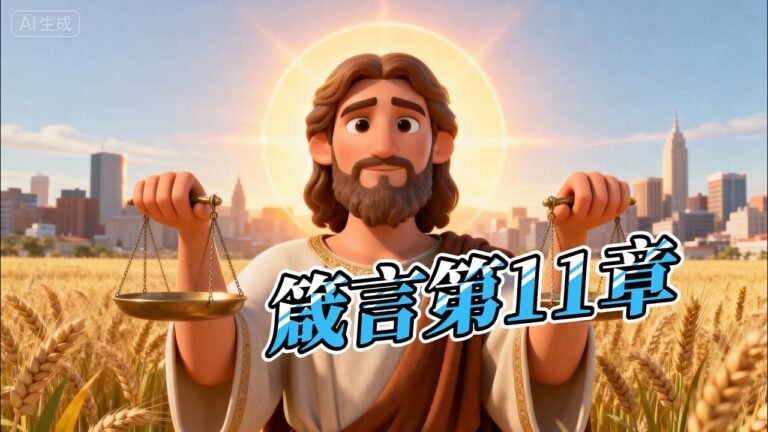《箴言第十一章》基督教靈修詩歌｜公義的道路與智慧的賞賜｜聖經智慧篇章 敬拜省思