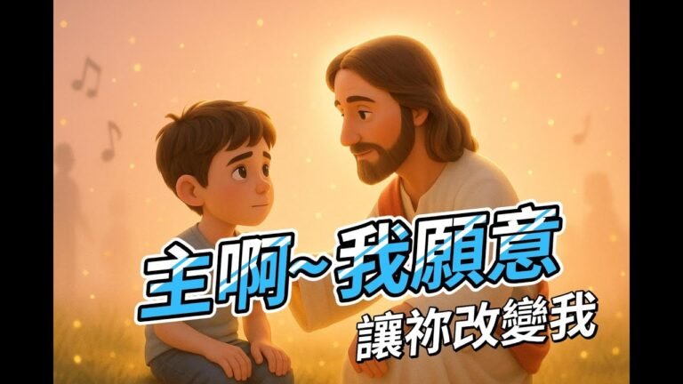 《主啊，我願意讓祢改變我》基督教詩歌｜孩子與神的呢喃｜成長與悔改的禱告詩歌