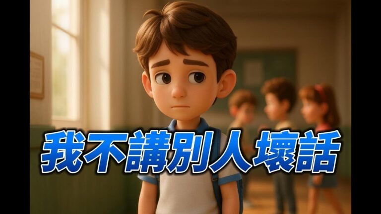 《我不講人壞話》基督教詩歌｜孩子與神的呢喃｜管住舌頭的溫柔練習