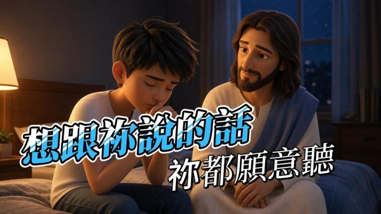 《我想跟祢說說話》基督教詩歌｜想跟祢說的話，主都願意聽｜禱告陪伴詩歌
