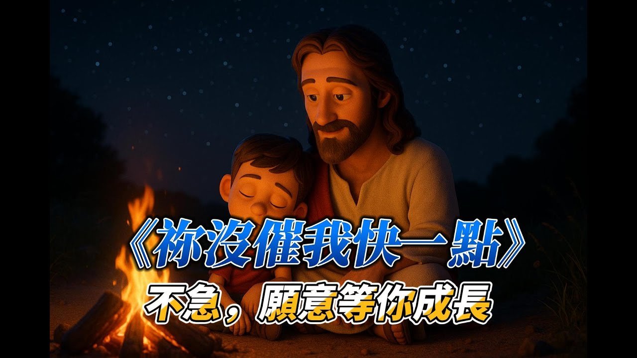You are currently viewing 《祢沒催我快一點》基督教詩歌｜孩子與神的呢喃｜慢慢成長的溫柔陪伴