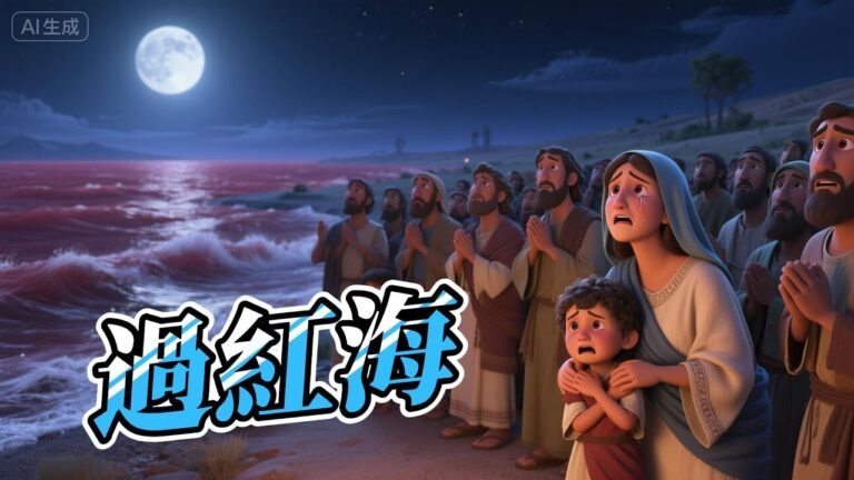 《海分開的那一夜》基督教詩歌｜出埃及記14章 紅海神蹟｜祢在絕望中開道路 敬拜讚美